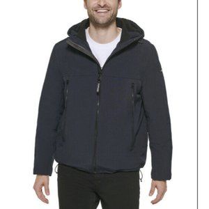 NWT Calvin Klein Faux Sherpa Lined Infinte Stretch Soft Shell Jacket - Small
